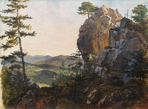 Affiche Impression Tableau Paysage Friedrich Gauermann Image Sur Toile 60x90cm