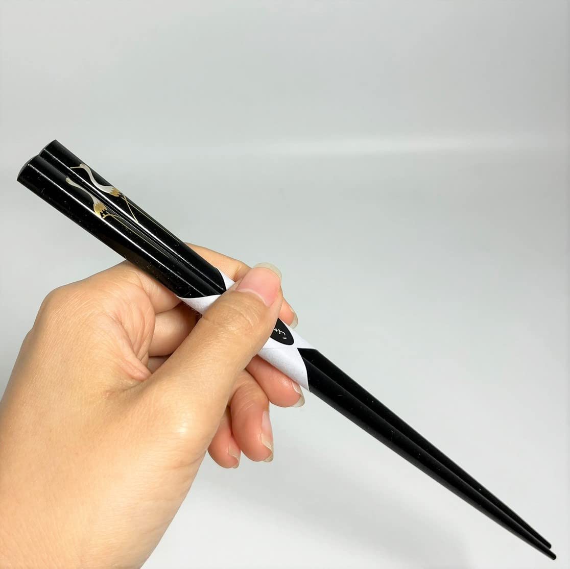 Amazon｜輪島塗 夫婦箸 黒・朱 向鶴蒔絵 WA9-2｜箸 オンライン通販