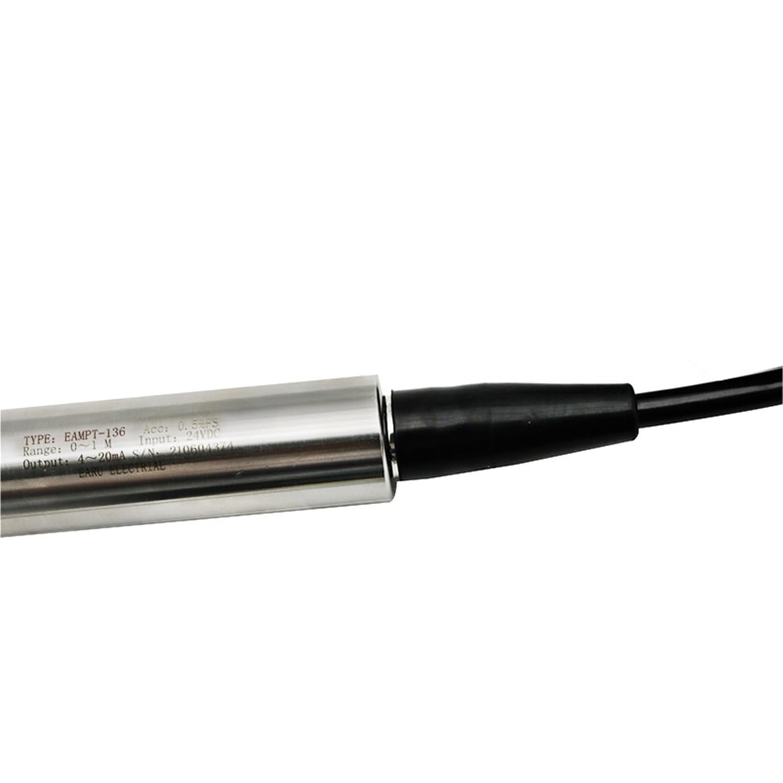 1 Uds 4-20MA 0-5V 0-10V RS485 transmisor de nivel de salida aceite líquido nivel de agua sonda del sensor controlador de detección interruptor de flotador bomba de 1-10m(6m Range 6m Cable,0-5V Out)