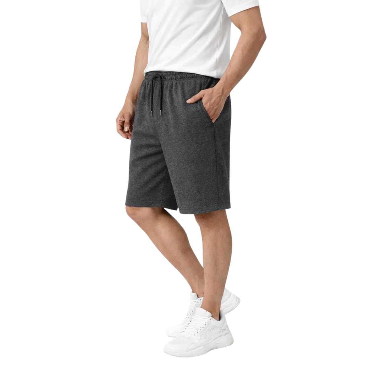 kart black Plus Sizes Men's Cotton Knee length Shorts(XXL,3XL,4XL,5XL,6XL,7XL,8XL shorts) | Casual and Night Wear Mens Shorts-picture-31
