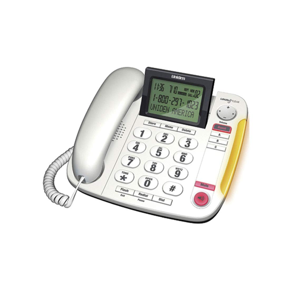 Big Button Desktop Corded Phone - (CEZ260 W)