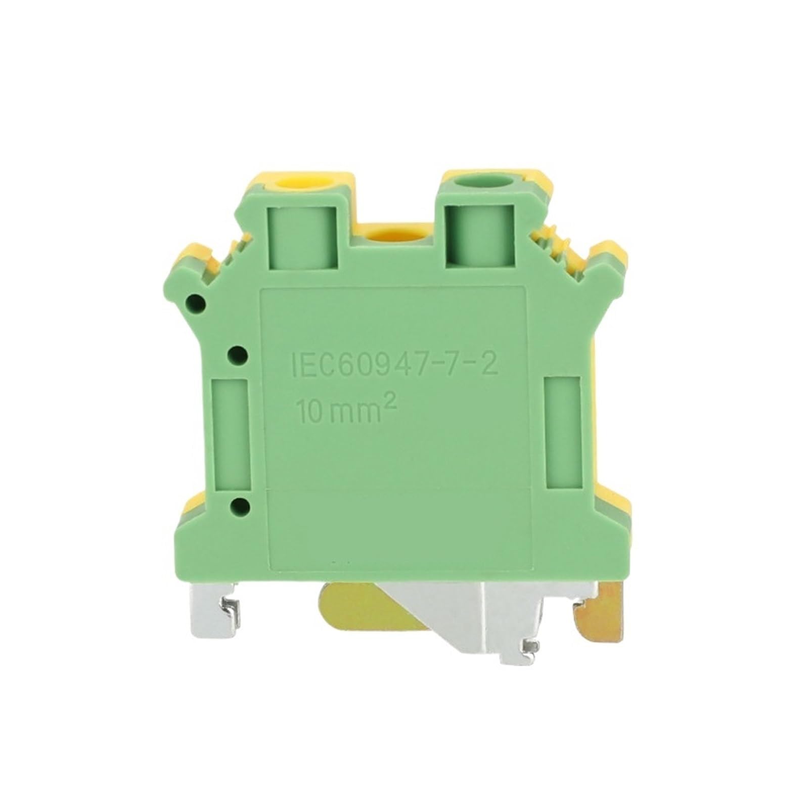 USLKG10N Morsettiera modulare a vite for messa a terra for connettori for binari conduttori UK-10N da 10 mm²(10 pcs)