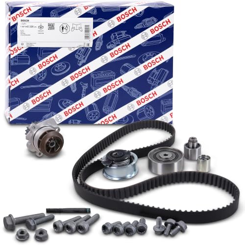 BOSCH 1 987 945 328 Kit de distribution + pompe Ă eau Nombre de dents: 160 25 mm Compatible avec VW Golf 6 3/5 portes 5K1 Polo V 3/5 portes 6R1, 6C1, AUDI A3 Sportback 8PA A3 3/5 portes 8P1