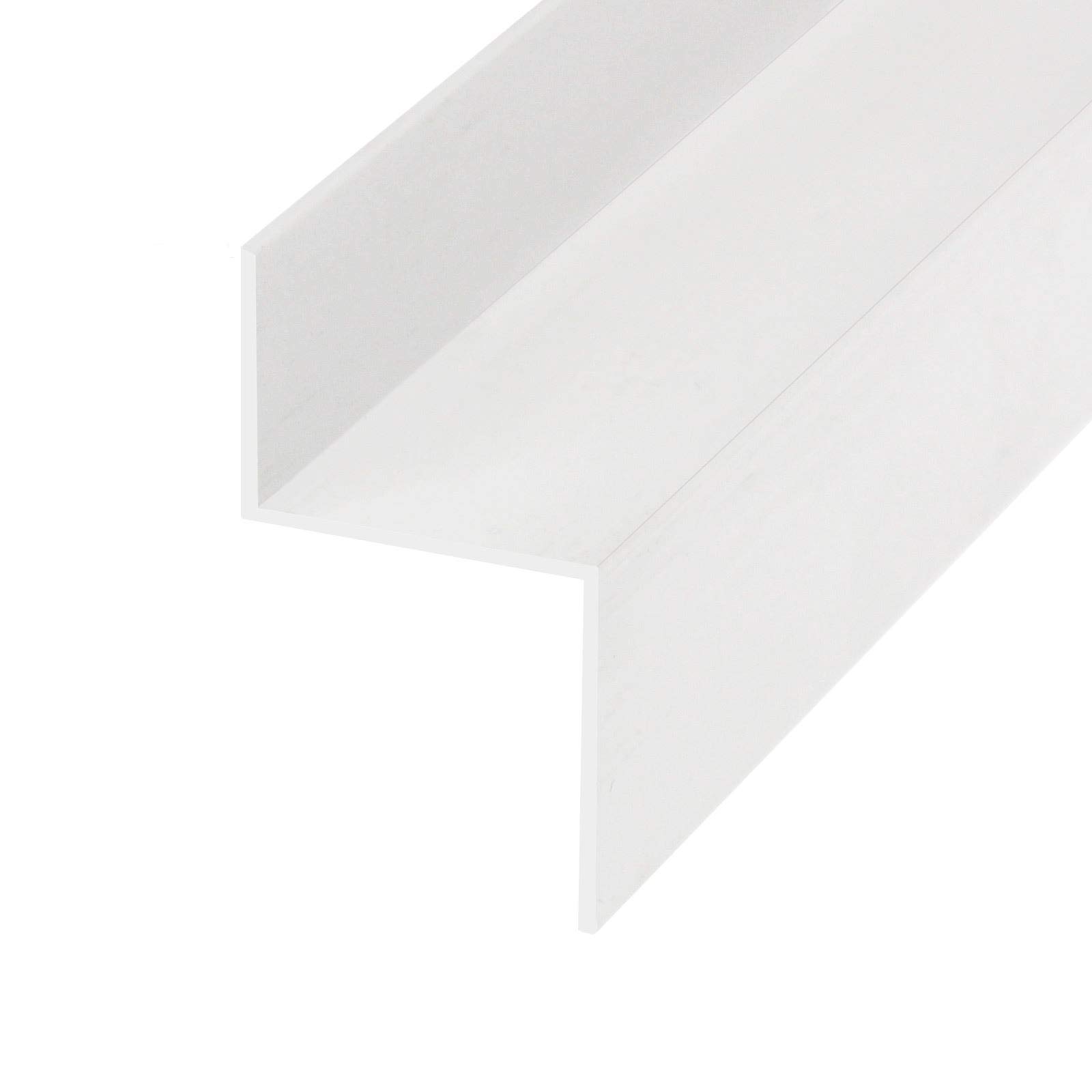 White - UPVC Shiplap Cladding 45mm Drip Trim