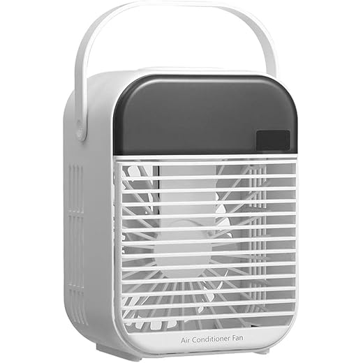 Bnf Portable Mini Air Conditioner Desktop Fan Cooler Humidi