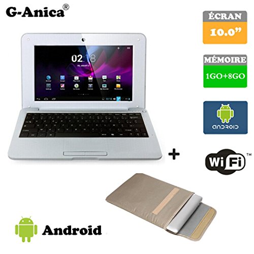 G-Anica Netbook Ordinateur Portable HDMI écr.10.1