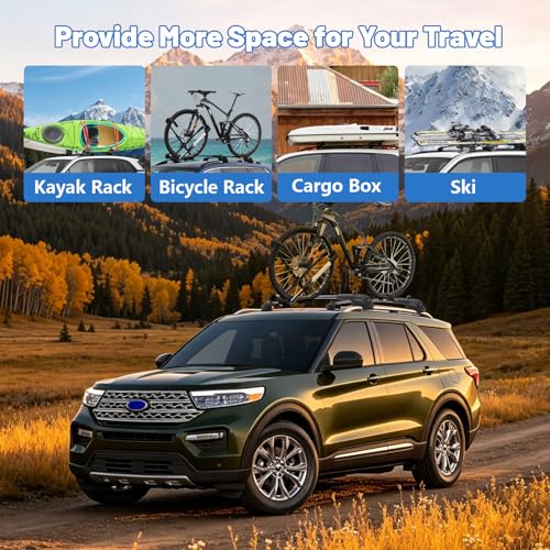 360LBS T-Slot Roof Rack Cross Bars Compatible with Ford Explorer 2020-2026 by Loavfio - Used condition - Image 5