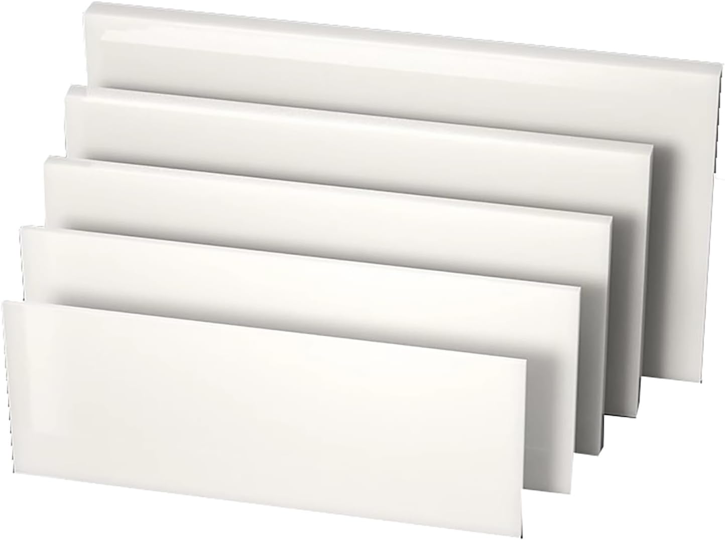 2pcs Rigid ABS Plastic Thermoform Sheets 20x25cm for Creative DIY Projects(1.5mm)