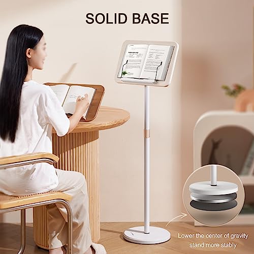 Soporte de suelo ajustable telescópico y giratorio con base antideslizante para laptop 4
