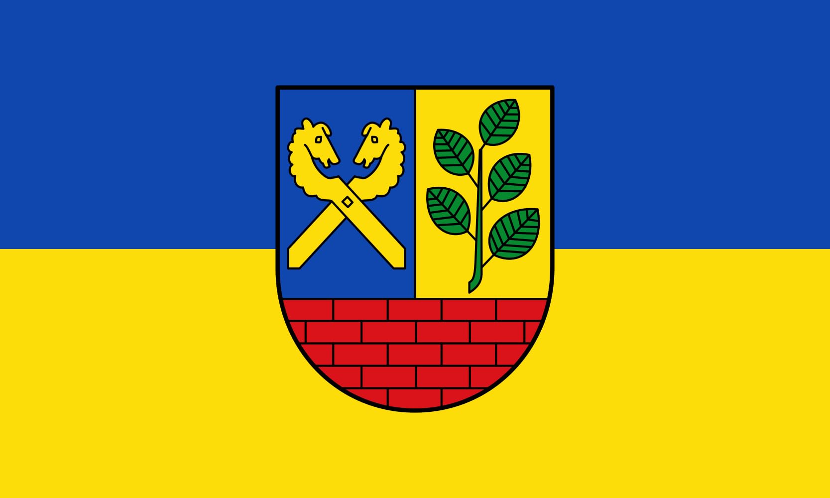 Drapeau Buchholz in der Nordheide anti-décoloration pour mât extérieur