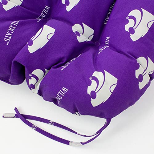 Image of College Covers Everything Comfy Kansas State Wildcats Indoor Outdoor Settee Loveseat Bench Cushions