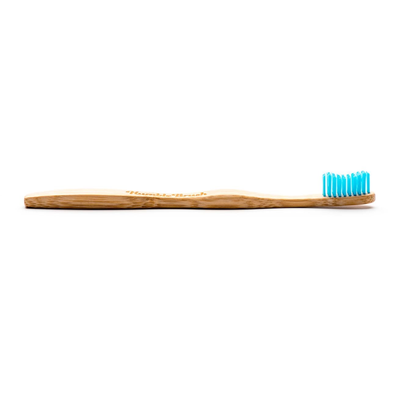 The Humble Co. Brush Yetişkin Bambu Medium Orta Diş Fırçası Mavi 1 Paket