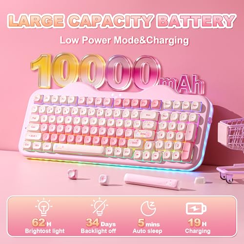 Mechanical Keyboard Wireless Hot-Swappable