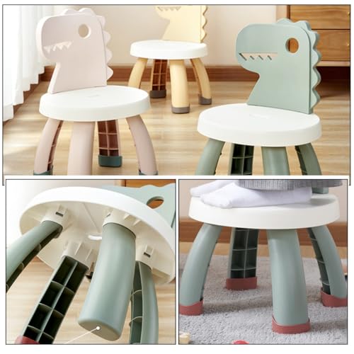 Tabouret dinosaure chaise enfant avec dossier pour école maternelle et chambre - 8