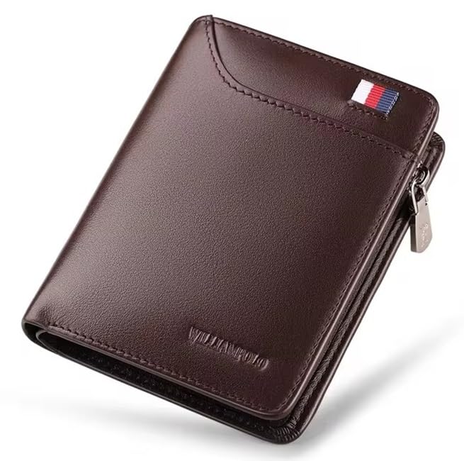 Carteira William Polo 100% Couro (Marrom)