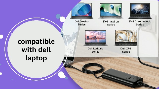 Chargeur USB C 130W Compatible Avec DELL XPS 15 9500 9575 17 9700 9575