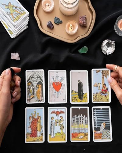 Image of Tarot Cards, Tarot Card Deck, Tarot Cards Deck 78 Original, Suitable for Family Party Games, Divination Tool Tarot Card, Excluding Guide Book (Cards+Box)