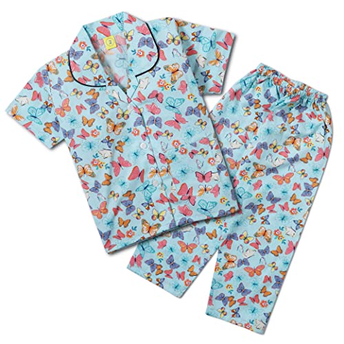 Image of Little Swag Alphabets Cartoon Printed Unisex Cotten Pyjama Night Suit Set for Kids, Girls and Boys Wear