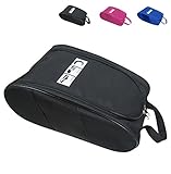 Portable Oxford Travel Shoe Bag, Waterproof Shoe Packing Storage Organizer with Zipper Closure