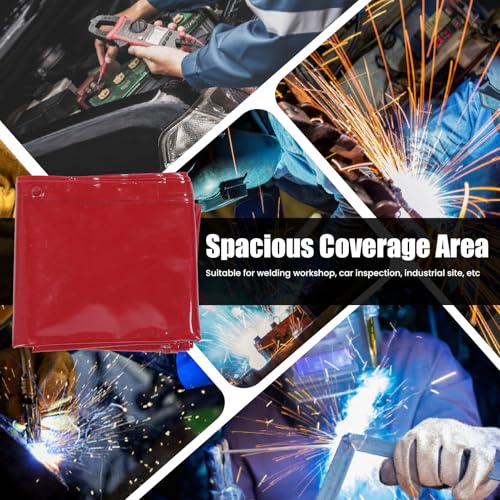 Écran de soudage industriel Walfront, bouclier thermique à œillets renforcés - 8