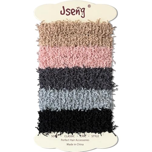 Élastiques à cheveux épais Jseng sans couture kaki élastique queue de cheval lot de 10
