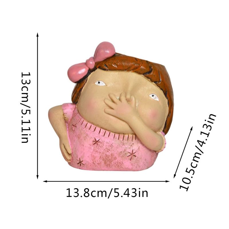Figura Decorativa Rosa para Baño de Resina 6.3 in miniatura 2