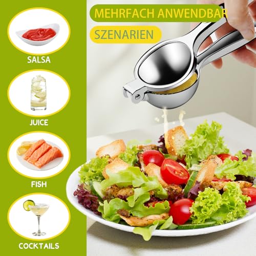 Presse Agrumes Manuel - Presse-citron, Presse Fruit, Adapté À Tous Les Agrumes, Pour Maximiser La Fraîcheur Et Le Goût, Facile À Utiliser, Passe Au Lave-vaisselle - Pour Bar, Cuisine, Restaurant – Image 6