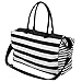 Produktbild Damen Stripes Canvas Reisetasche Reisetasche, Damen Weekender Canvas Reisetasche Reisetasche, Weekend Overnight Umhängetaschen, Umhängetasche Crossbody