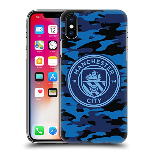 Carcasa rígida azul oscuro Manchester City FC con diseño Camou