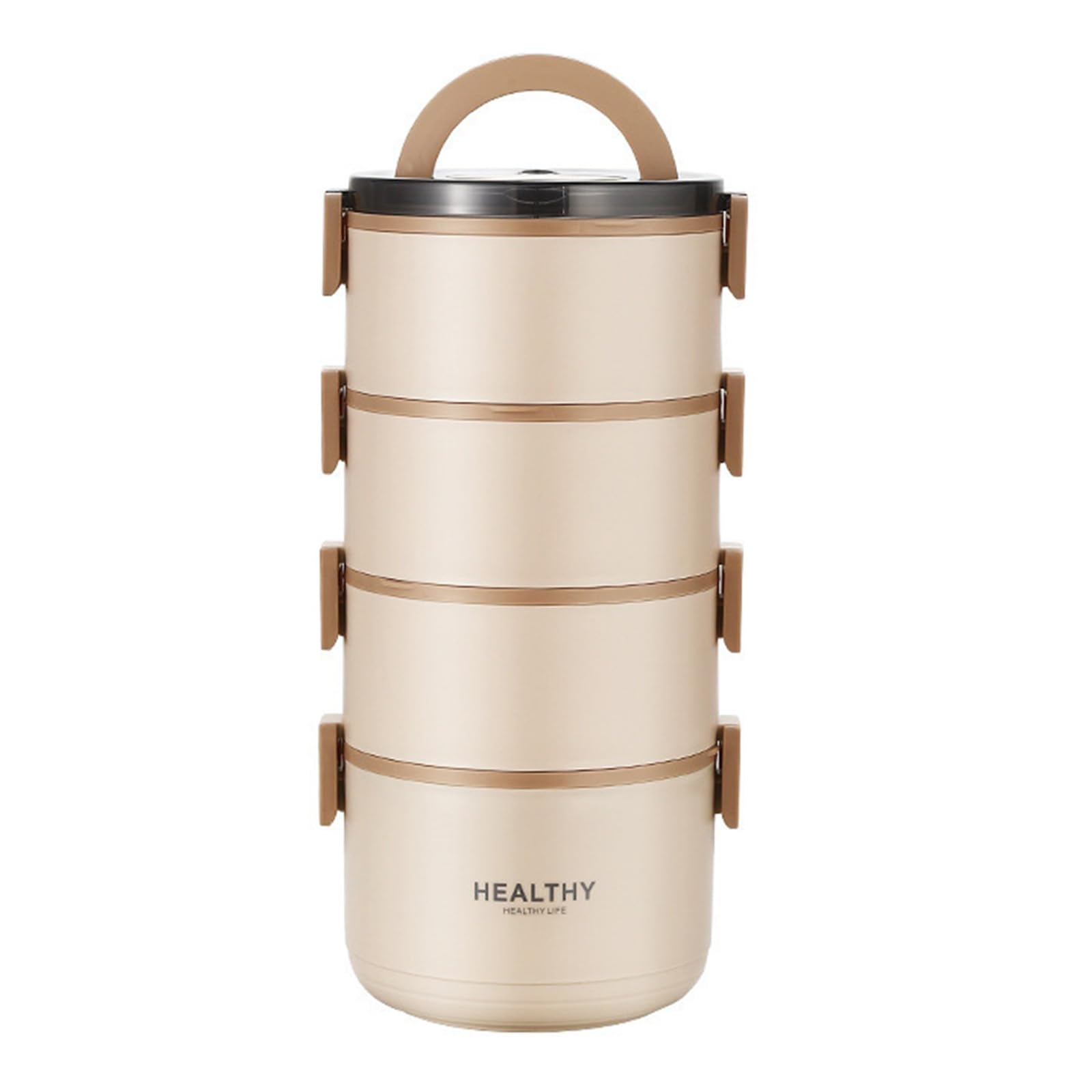 yanwuwa Nonrust Steel Stackable Meal Preps Container Heat Cold Retention Leak Proof Lid Portable for Picnics Camping Lunch Container