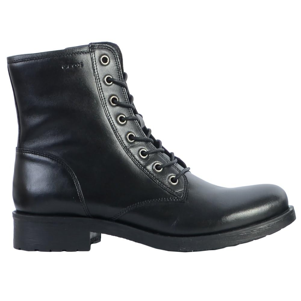 Geox D Rawelle A, Botines Mujer, Black, 37 EU