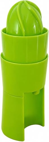 Portable manual citrus juicer - Green