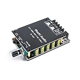 EC Buying ZK-1002 100W x 2 HiFi Bluetooth-Compatible Amplifier Board with TPA3116D2 Chip 2.0 Channel Mini HiFi Power Amplifier Receiver with Volume Control BT AUX Inputs TPA3116