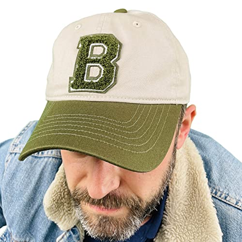 Bombers Original Casquette Homme Femme Baseball en Coton (B-Cap Kaki)