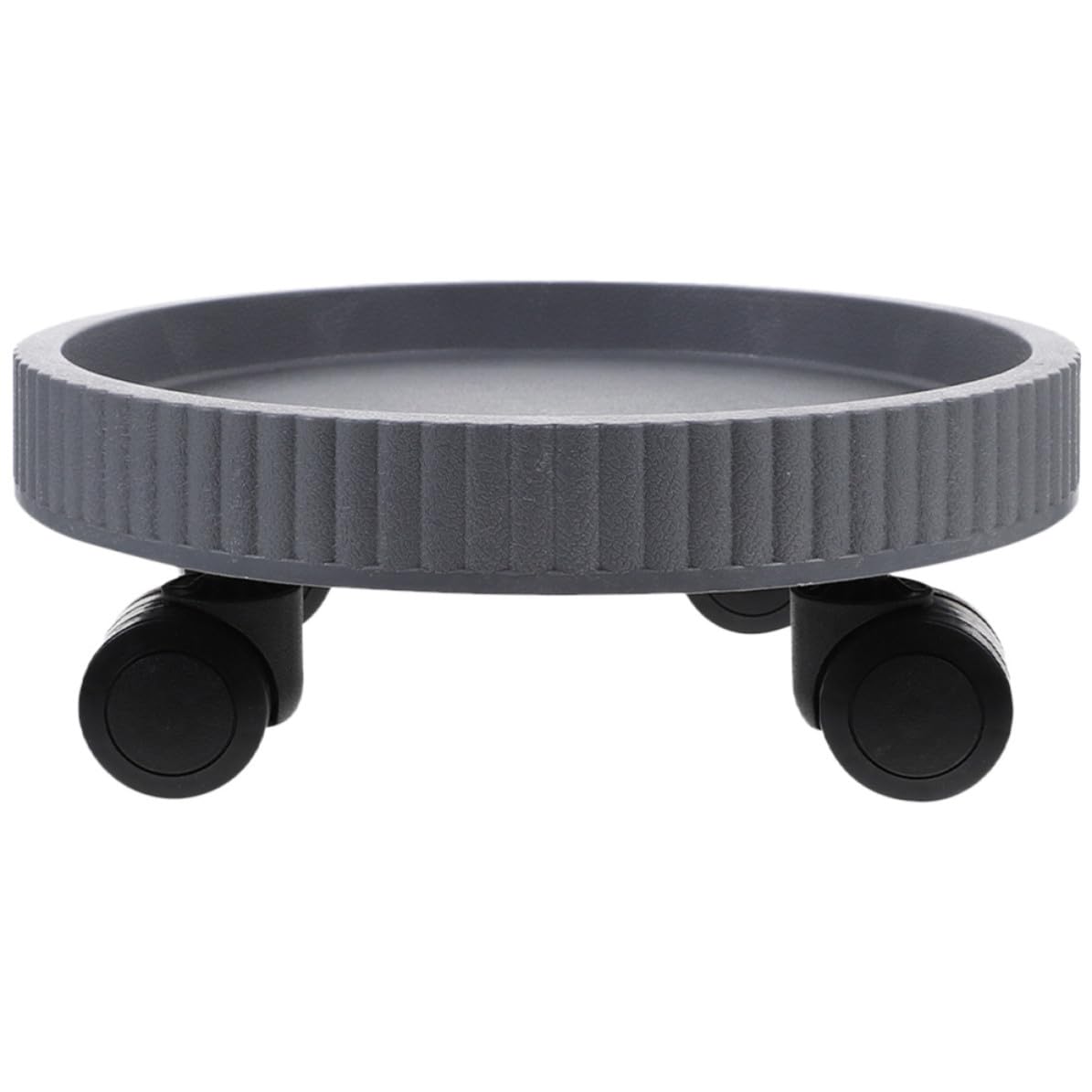 Support pour plantes rond en plastique à roulettes chariot mobile pour pot et aquarium
