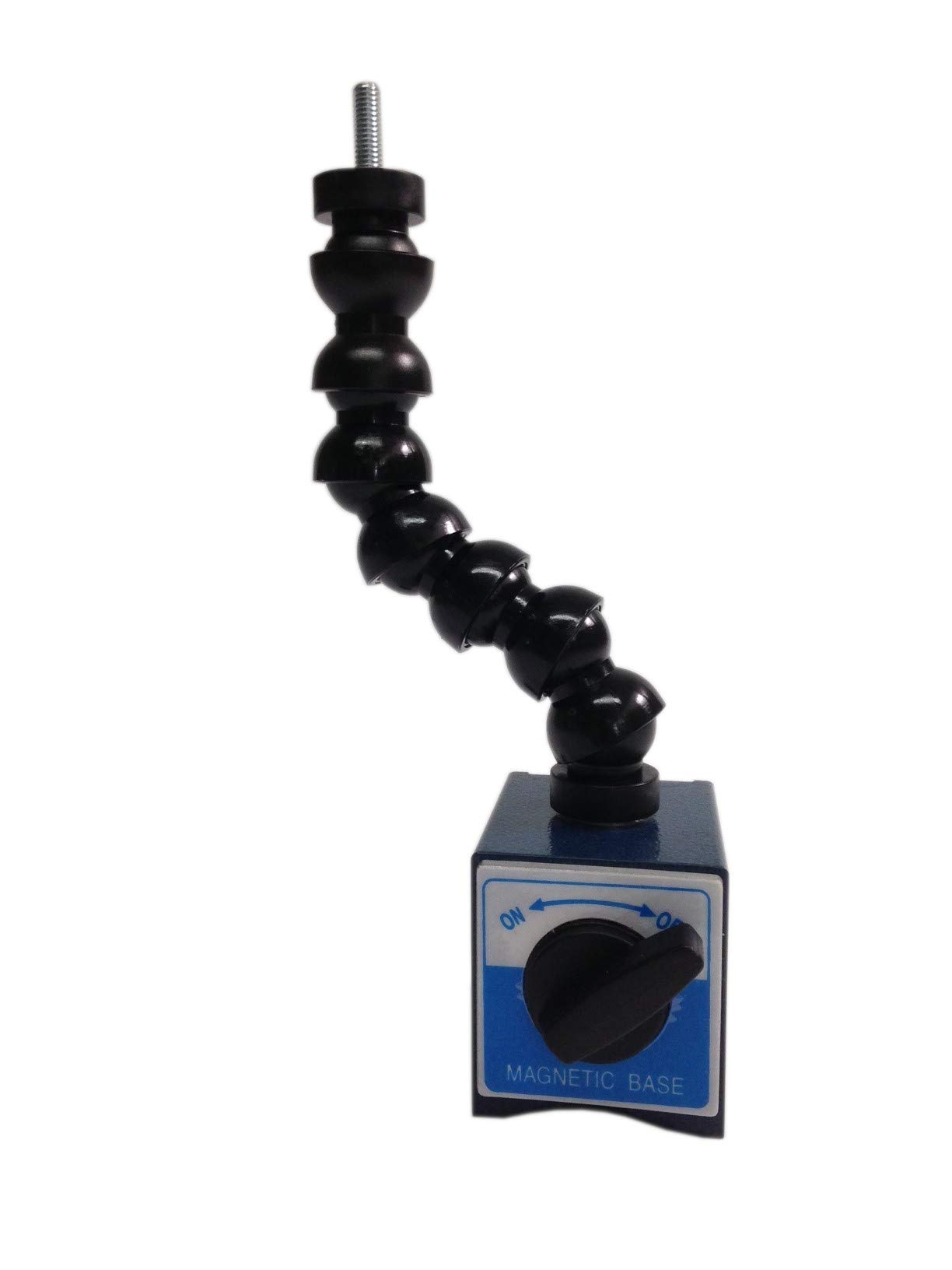 Messuhrenhalter mit Gelenkschlauch und schaltbarem Magnetfuß
