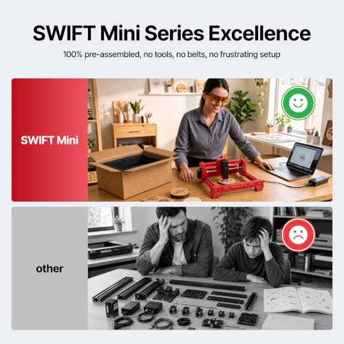 Image of ATOMSTACK Swift Mini 3.5W Laser Engraver Machine(Red)