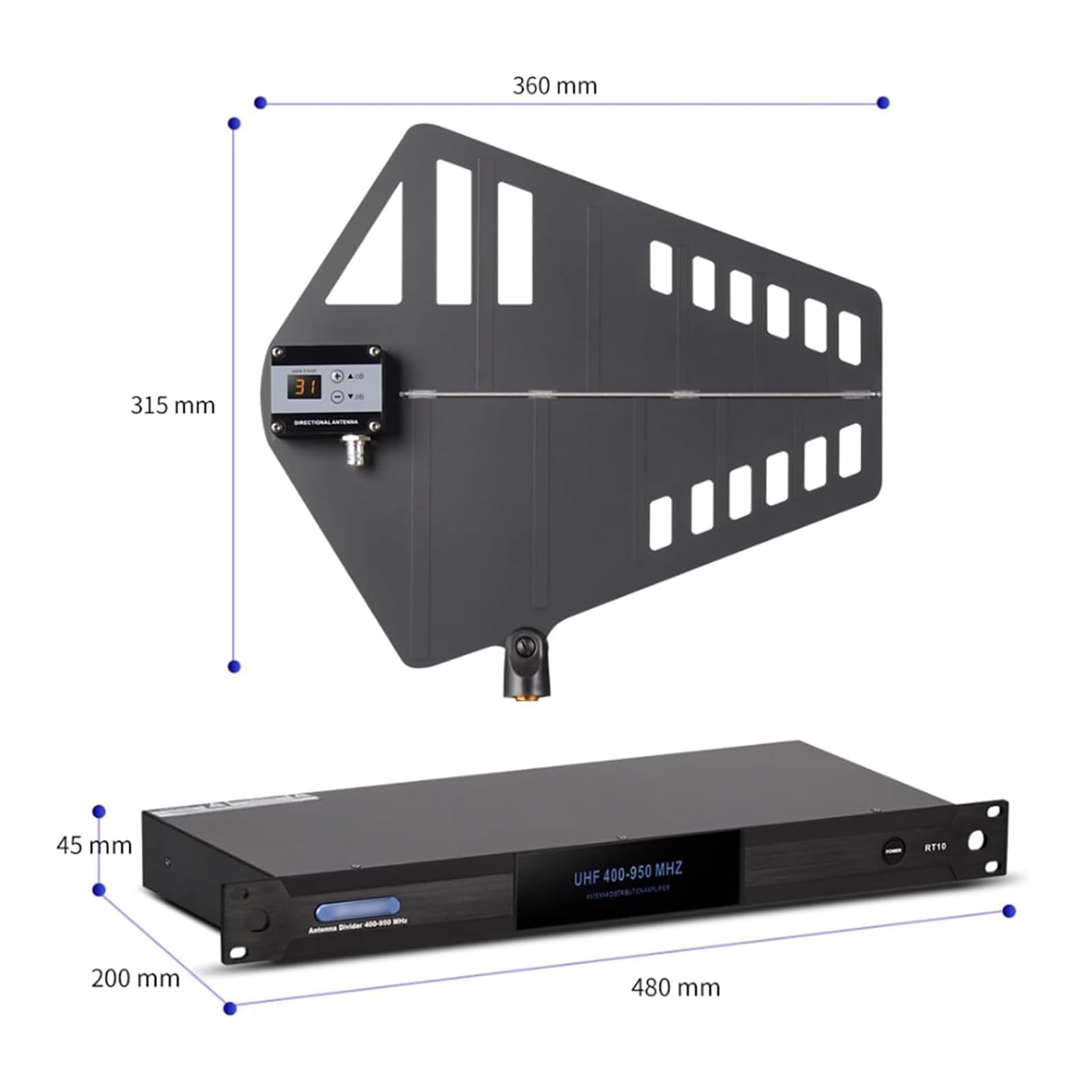 Procesador de audio digital, gestión profesional de altavoces DSP, USB, WiFi, RS485/232, frecuencia de muestreo de 96 kHz, algoritmos mejorados para aplicaciones de escenario