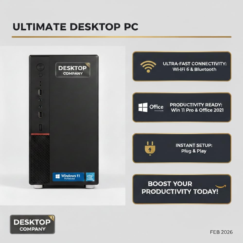 Core i7 Desktop Computer PC | Core i7 4770 3.40 GHz | 16GB RAM | 256GB