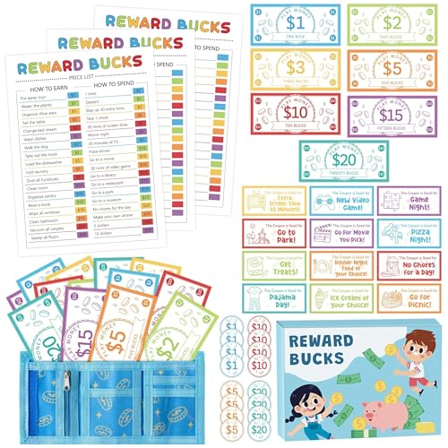 Graphiques de récompense enfants 1354P, tableau bon comportement et liste de tâches ménagères