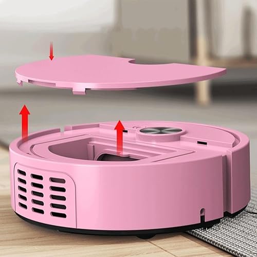 Miniatura 4 de Robot aspirador inteligente robot inteligente de limpieza de pisos con sistema de trapeador de barrido doble, múltiples modos de limpieza, carga