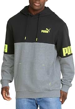 印象的なカラーブロック【PUMA】ロゴプリント フリース フーディ 印象的なカラーブロック【PUMA】ロゴプリント フリース フーディ