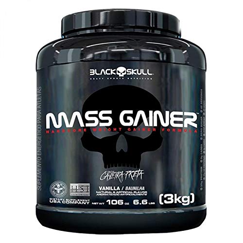 Mass Gainer - 3000G Banana - Black Skull, Black Skull