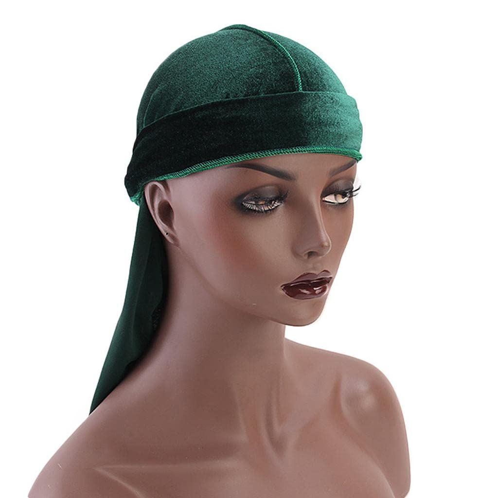 Set di 9 Cappelli Bandana in Velluto Da Uomo, Musulmani, per Chemioterapia