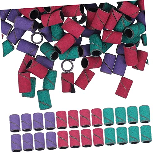 Ipetboom Kit De 3 Cajas De Taladro Para Pulir Uñas Lijar Pulir Limar Limpiar Limpiar Limpiar Bandas Removedor De Esmalte En Gel Broca Para Manicura Papel De Lija
