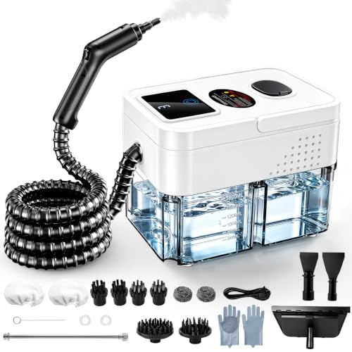 Image of Steam Cleaner,1.9Qt Portable Pressurized Handheld Steamer for Home Cleaning