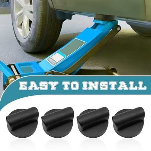 Image of 4pcs Rubber Jack Pad Support Adapter Point Trolly Jacking Pucks Trolly Car Removal Repair Tool for Audi TT RS R8 A6