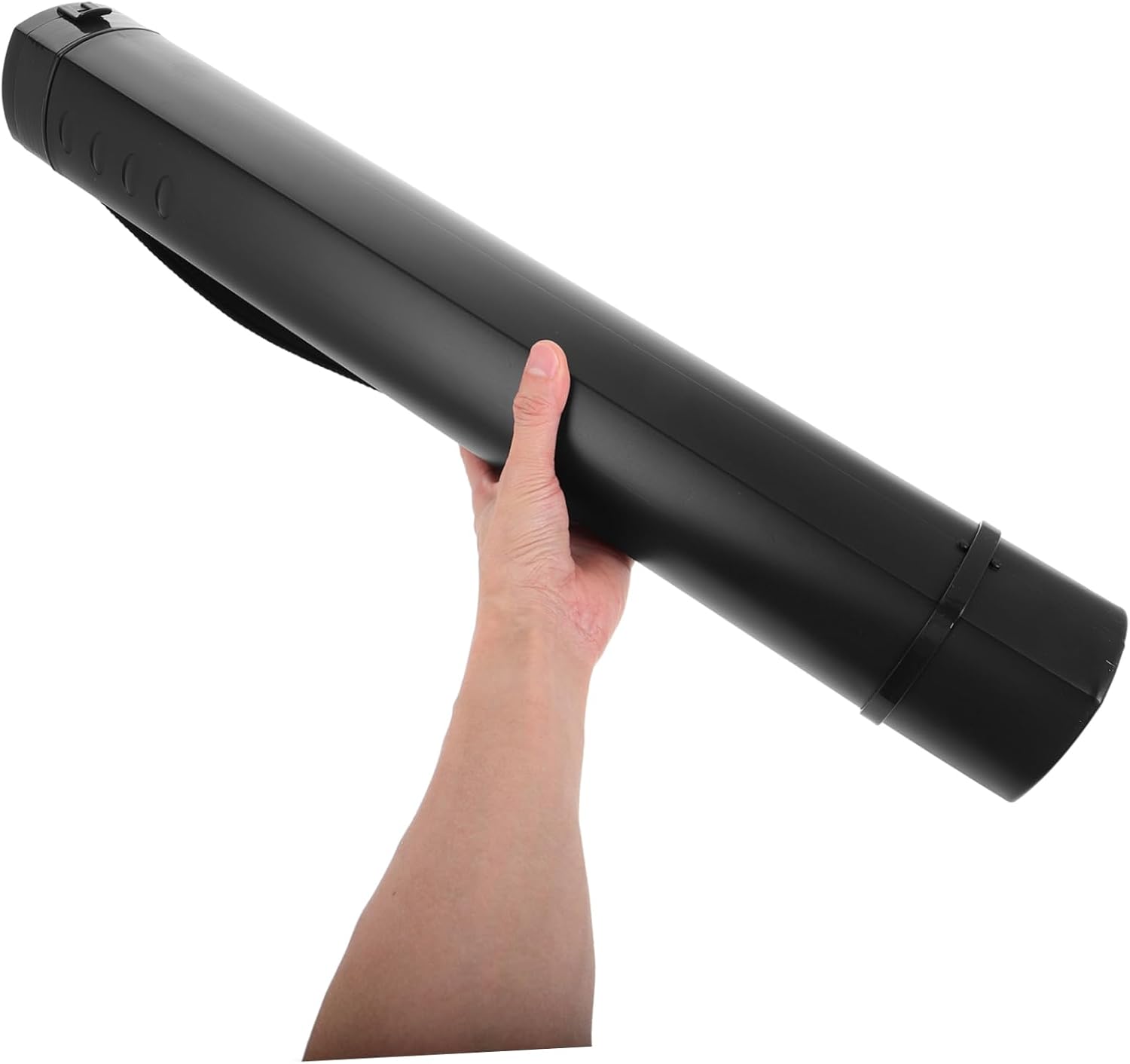 YARNOW Paint Tube Nonslip Extendable Handle Plastic Telescopic Artwork Blueprint Storage Poster Tube