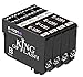 Price comparison product image King of Flash Brand New 4 Black Compatible Printer Ink Cartridges For Epson T1291-4 x Black SX420W, SX425W, SX525WD, SX620FW, Office B42WD, BX305F, BX305FW, BX320, BX320FW, BX525WD, BX535WD