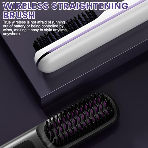 Stylingbuerste-Fuer-Kurze-Haare-Go-Brush-Pro-Glaettbuerste-Kabellos-Tragbar-Wiederaufladbar-Styling-Buerste-fuer-Reisen-und-Taeglichen-Gebrauch-Haarschonendes-Langlebiges-Design-Schwarz - Sparfuchs24.io - Preisvergleich & Top Angebote Online